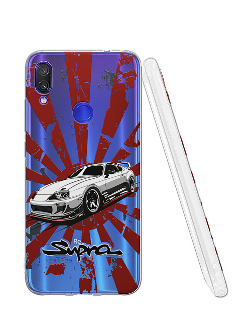 Силиконовый чехол для Xiaomi Redmi Note 7 Pro "Toyota Supra"