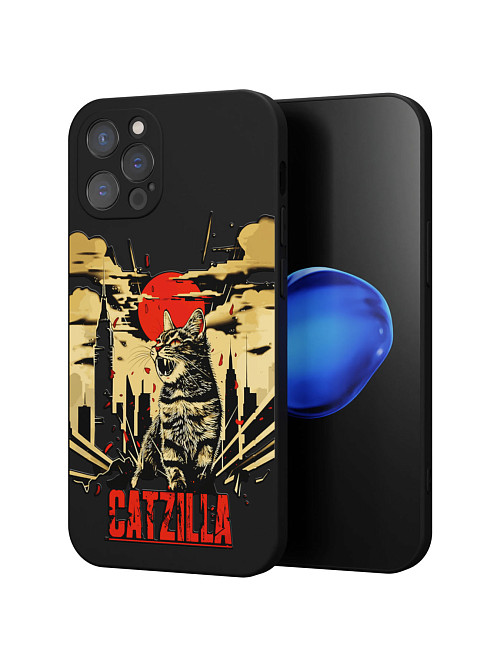 Силиконовый чехол для Apple iPhone 12 Pro "Catzilla"