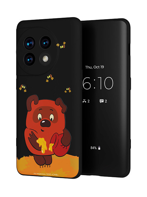 Силиконовый чехол для OnePlus 11 "Винни-Пух: Медвежонок и мед"