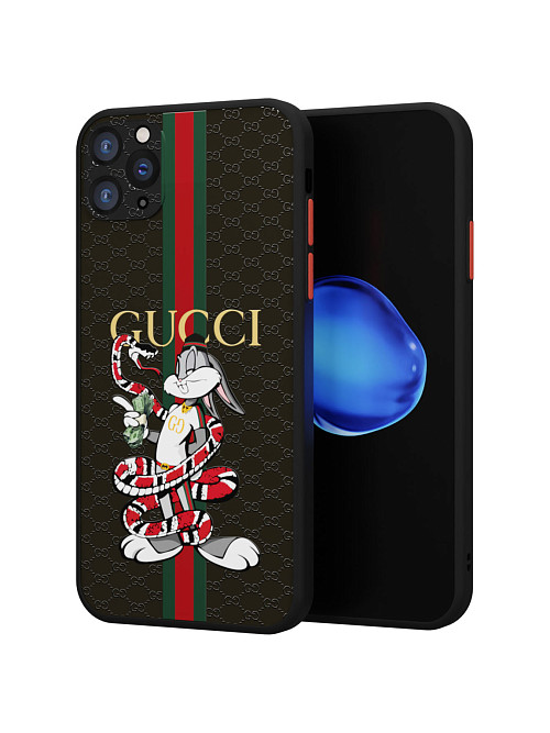 Противоударный чехол для Apple iPhone 11 Pro Max "NOVEL: Багз Банни Gucci"