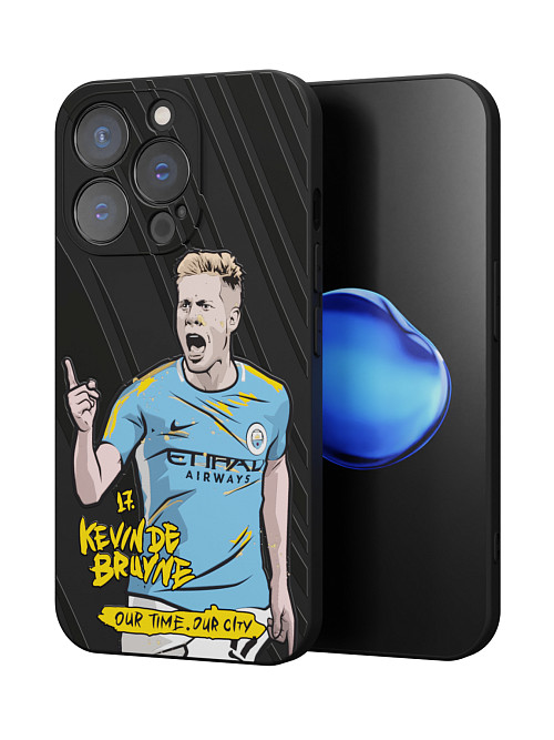 Силиконовый чехол для Apple iPhone 15 Pro "NOVEL: Kevin de Bruyne"