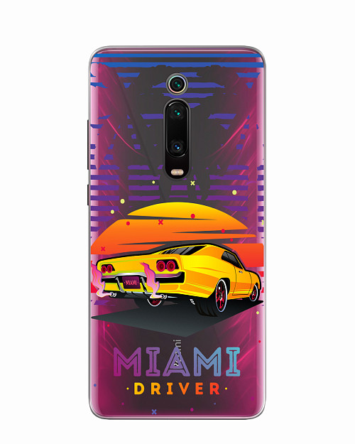 Силиконовый чехол для Xiaomi Redmi K20 Miami driver