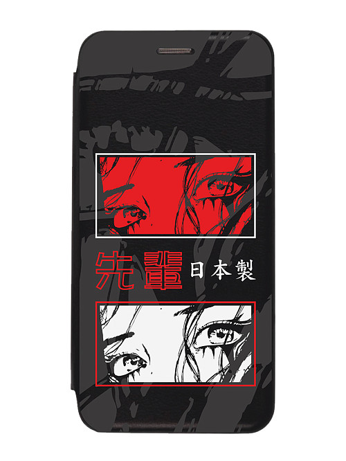 Чехол книжка для Xiaomi Mi 11 "Аниме глаза"
