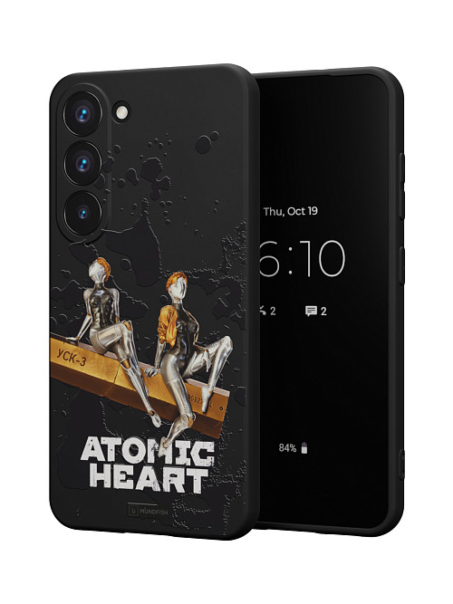 Силиконовый чехол для Samsung Galaxy S23 "Atomic Heart: Боевые близняшки"