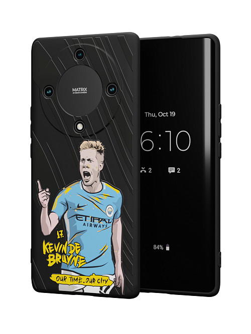 Силиконовый чехол для Honor X9a "NOVEL: Kevin de Bruyne"