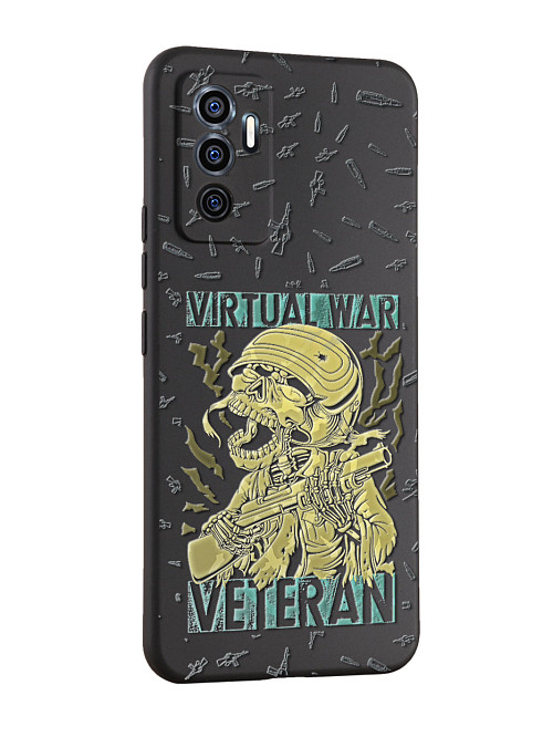 Силиконовый чехол для Vivo V23E (4G)/Y75 (4G) Ветеран виртуальной войны