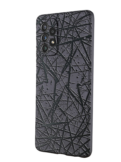 Силиконовый чехол для Samsung Galaxy A72 "Паутина абстракция"