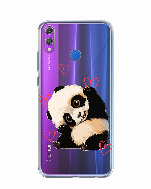 Силиконовый чехол для Honor 8X (2018) Милая панда