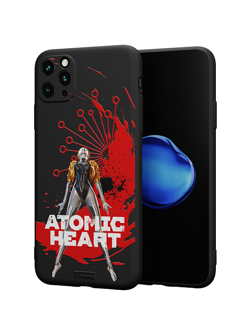 Силиконовый чехол для Apple iPhone 11 Pro Max "Atomic Heart: Правая близняшка"