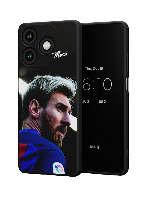 Силиконовый чехол для Tecno Spark 10 "Lionel Messi"