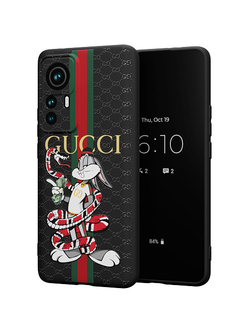 Силиконовый чехол для Xiaomi 12T Pro "NOVEL: Багз Банни Gucci"