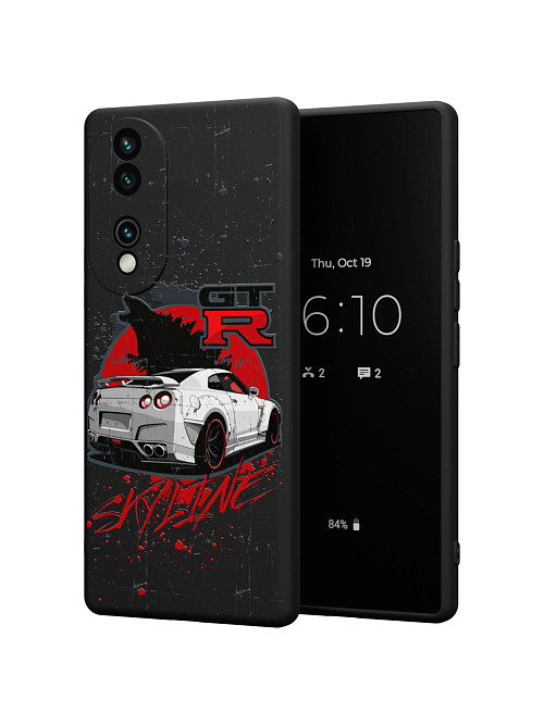 Силиконовый чехол для Honor 70 "Nissan SKYLINE GTR"