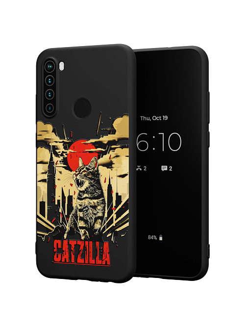 Силиконовый чехол для Xiaomi Redmi Note 8T "Catzilla"