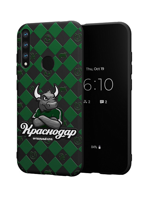 Силиконовый чехол для Huawei Y9 Prime (2019) "Краснодар: Маскот клуба"