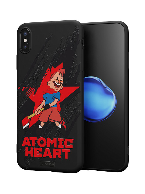 Силиконовый чехол для Apple iPhone Xs Max "Atomic Heart: Пионер"
