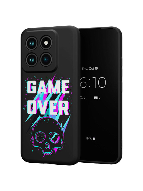 Силиконовый чехол для Xiaomi 14 Pro "Game over"