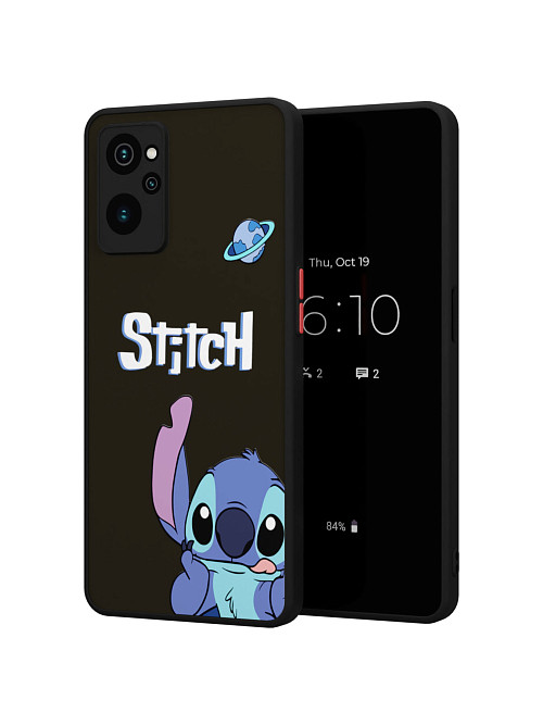 Противоударный чехол для realme 9i "NOVEL: Stitch planet"