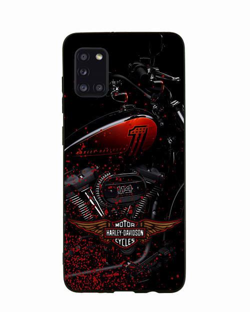 Силиконовый чехол для Samsung Galaxy A31 "Мотоцикл Harley-Davidson"