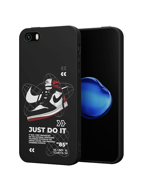 Силиконовый чехол для Apple iPhone 5 "NOVEL: Just Do It"