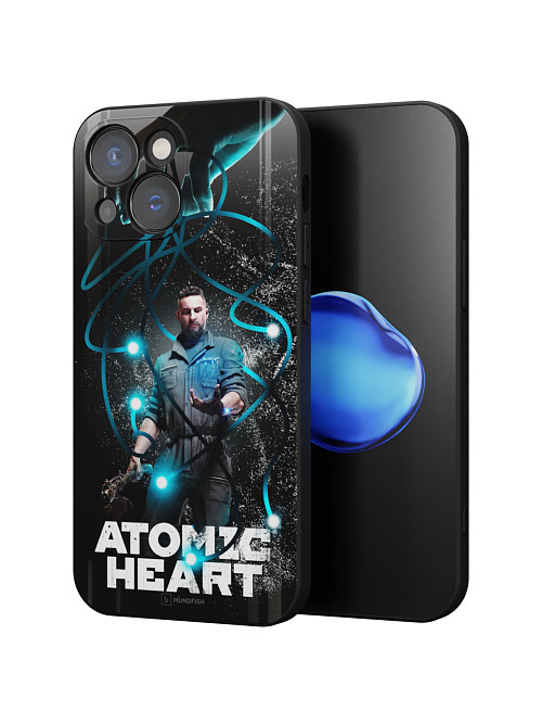 Силиконовый чехол для Apple iPhone 14 "Atomic Heart: ХРАЗ"