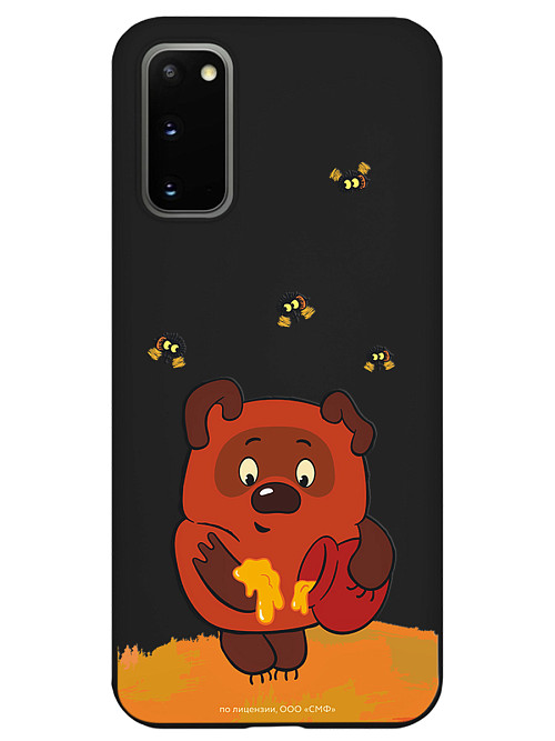 Силиконовый чехол для Samsung Galaxy S20 FE "Винни-Пух: Медвежонок и мед"