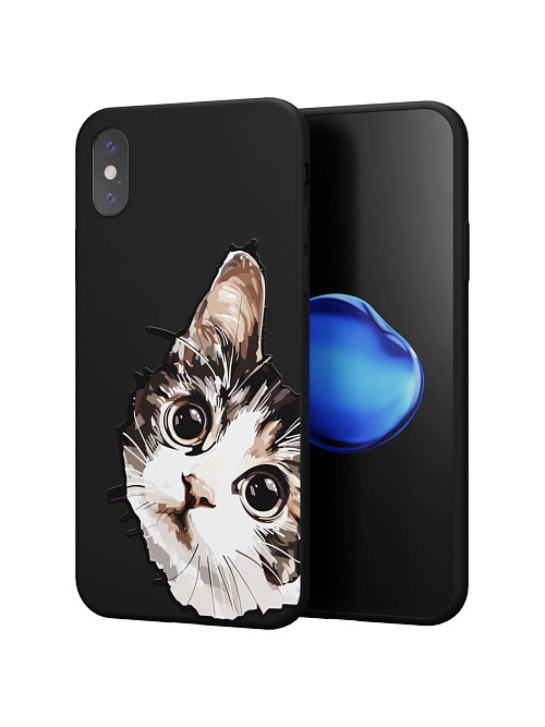 Силиконовый чехол для Apple iPhone Xs "Котенок"