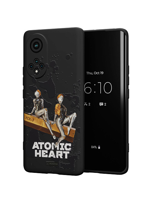 Силиконовый чехол для Huawei Nova 9 "Atomic Heart: Боевые близняшки"