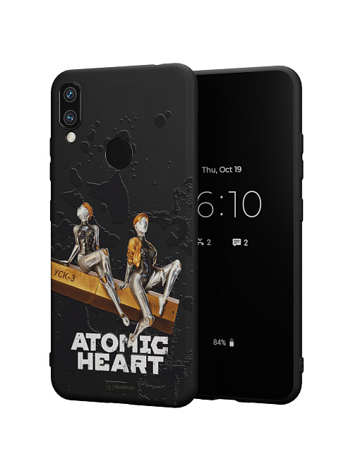 Силиконовый чехол для Xiaomi Redmi Note 7/Redmi Note 7 Pro "Atomic Heart: Боевые близняшки"