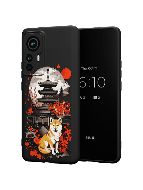 Силиконовый чехол для Xiaomi 12T "Сиба-ину"