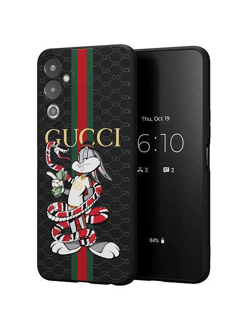 Силиконовый чехол для Tecno Pova 4 "NOVEL: Багз Банни Gucci"