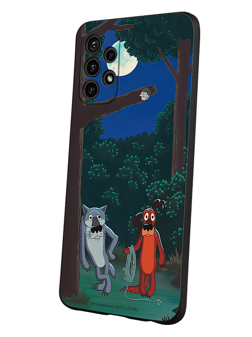 Силиконовый чехол для Samsung Galaxy A32 (4G) "Жил был пес: Ты что, по деревьям лазишь?"