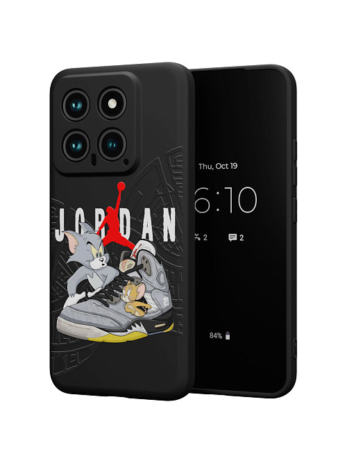 Силиконовый чехол для Xiaomi 14 "NOVEL: Том и Джери х Nike"