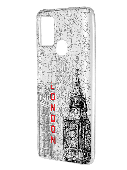 Силиконовый чехол для Samsung Galaxy A21s "Лондон"