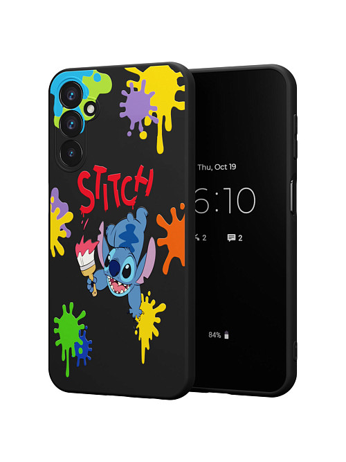 Силиконовый чехол для Samsung Galaxy A25 (5G) "NOVEL: Stitch paints"