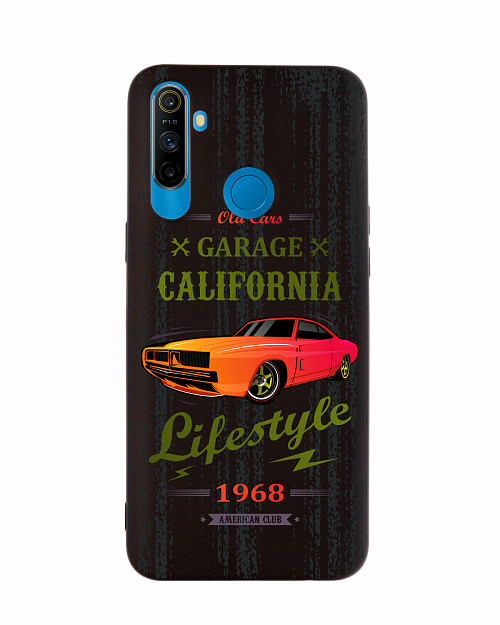 Силиконовый чехол для Realme C3 Musclecar California