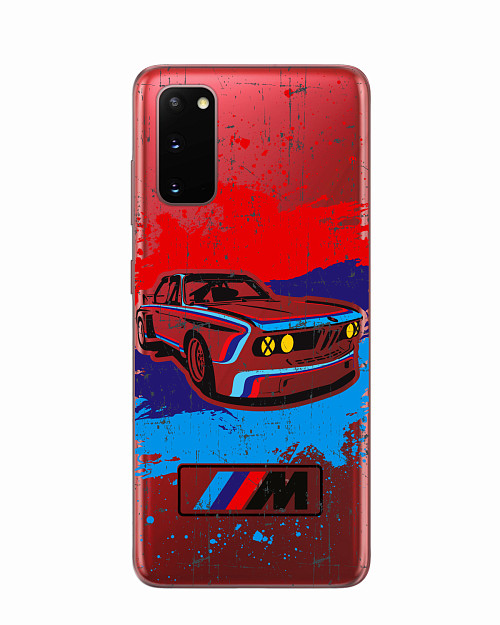 Силиконовый чехол для Samsung Galaxy S20 BMW