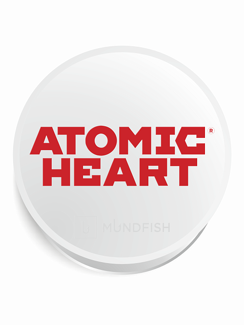 Попсокет Белый "Atomic Heart: Лого"