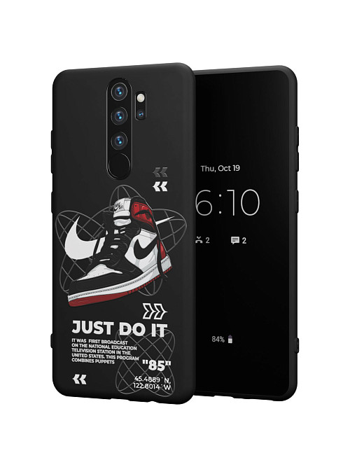 Силиконовый чехол для Xiaomi Redmi Note 8 Pro "NOVEL: Just Do It"