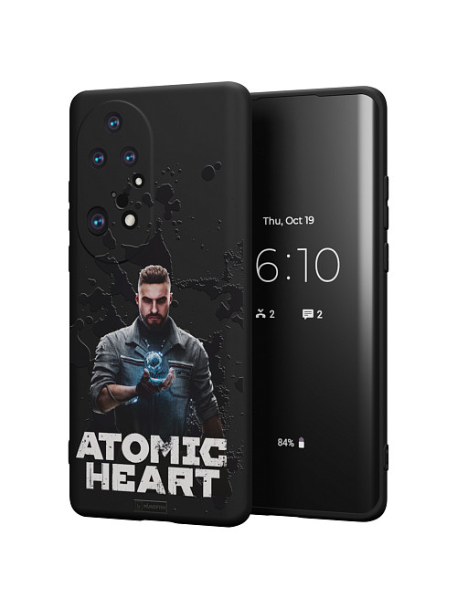 Силиконовый чехол для Huawei P50 Pro "Atomic Heart: Товарищ Нечаев"