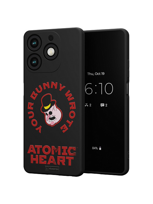 Силиконовый чехол для Tecno Spark 10 Pro "Atomic Heart: Капиталист"