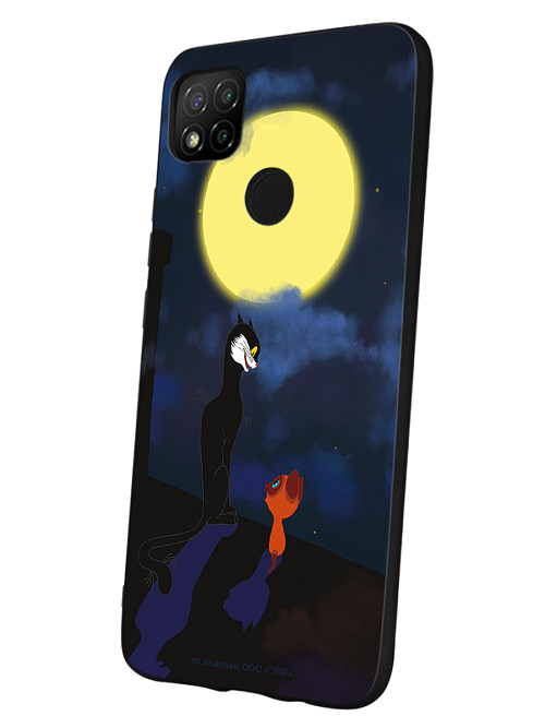 Силиконовый чехол для Xiaomi Redmi 9C "Котенок по имени Гав: А луна все-таки вкусная!"