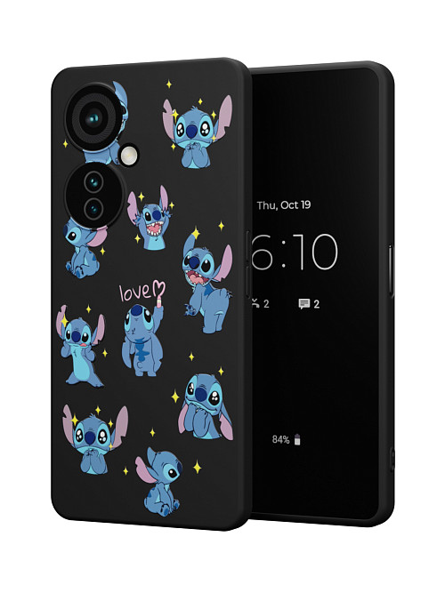 Силиконовый чехол для OnePlus Nord CE 3 Lite (5G) "NOVEL: Ститч love"