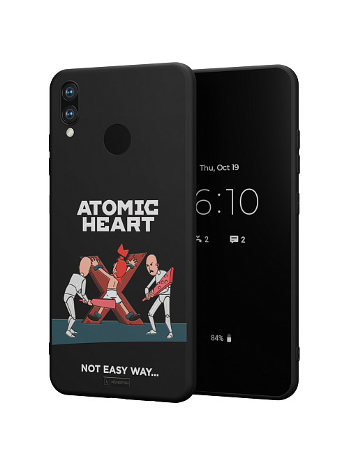 Силиконовый чехол для Honor 8X (2018) "Atomic Heart: Not Easy Way"