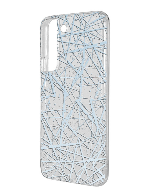 Силиконовый чехол для Samsung Galaxy S22 (5G) Белая паутина