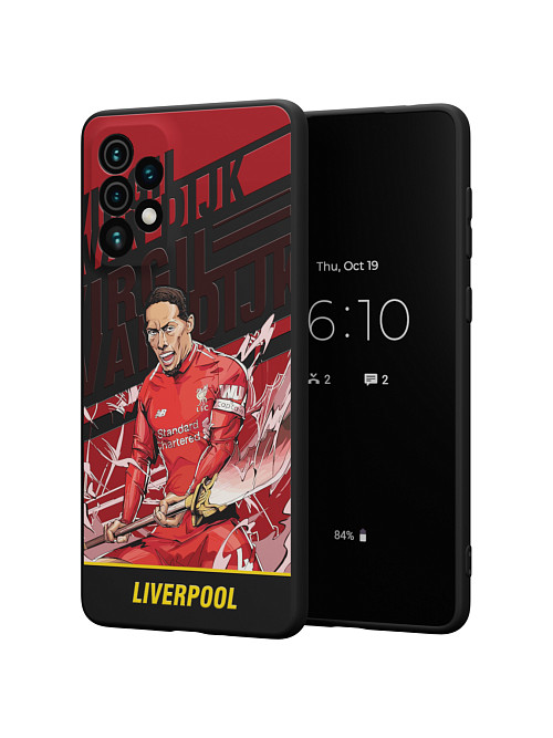 Силиконовый чехол для Samsung Galaxy A73 (5G) "NOVEL: Liverpool"