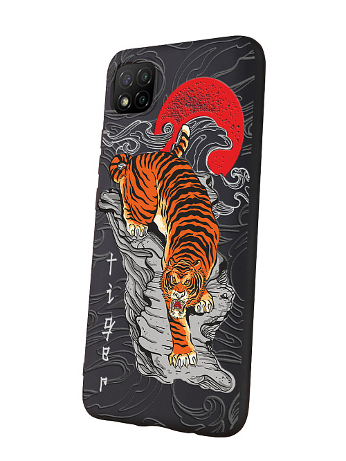 Силиконовый чехол для Xiaomi Redmi 9C Китайский тигр
