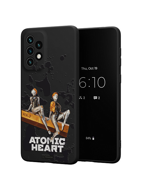 Силиконовый чехол для Samsung Galaxy A33 (5G) "Atomic Heart: Боевые близняшки"