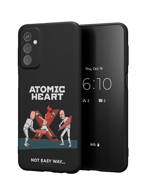 Силиконовый чехол для Samsung Galaxy M23 (5G) "Atomic Heart: Not Easy Way"