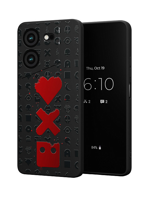 Силиконовый чехол для Tecno Pova 5 (4G) "Love Death Robots"