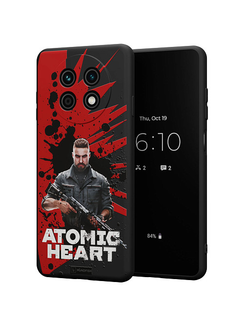 Силиконовый чехол для Huawei nova Y91 "Atomic Heart: Майор Нечаев"